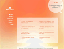 Tablet Screenshot of medes.ch